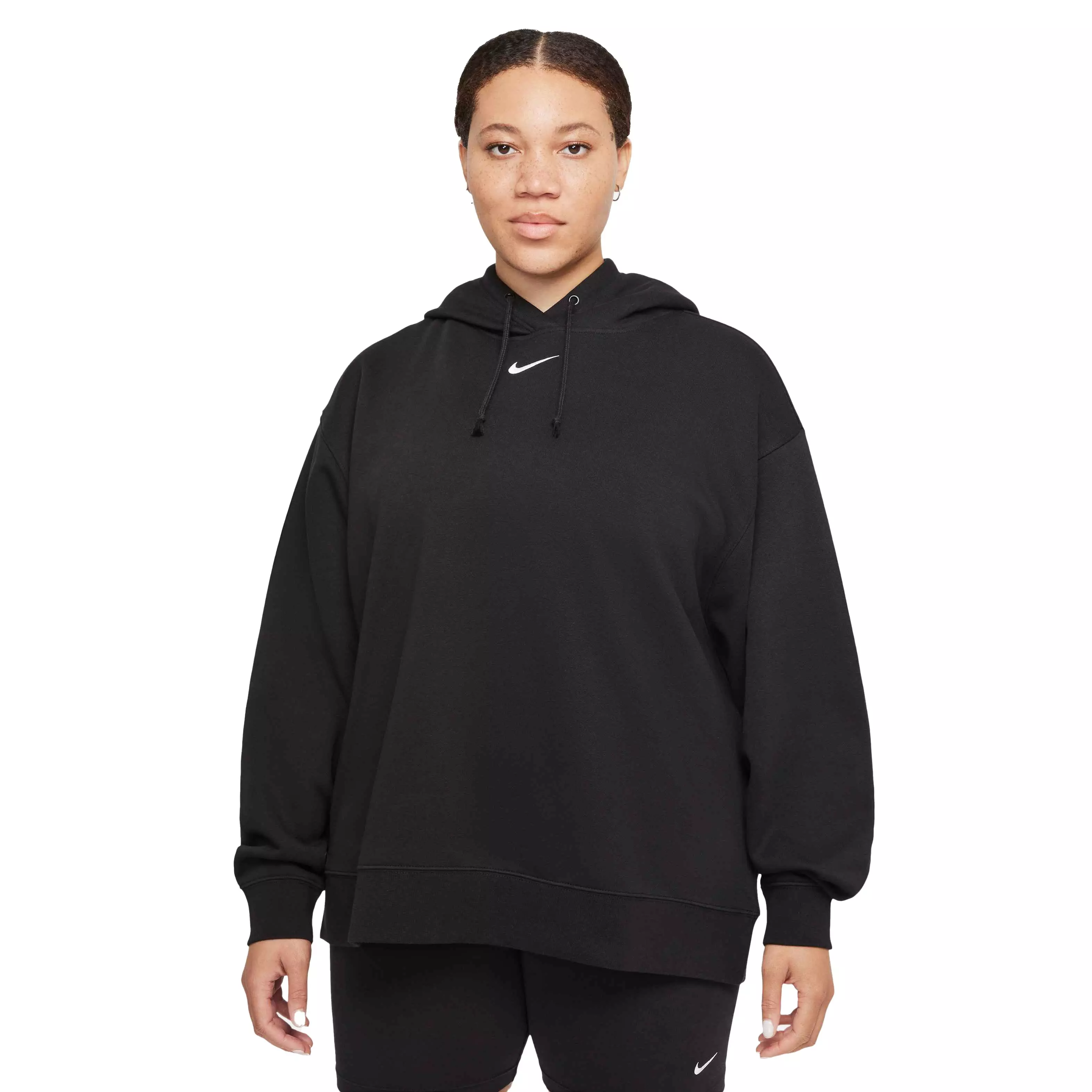 Plus size black online nike hoodie